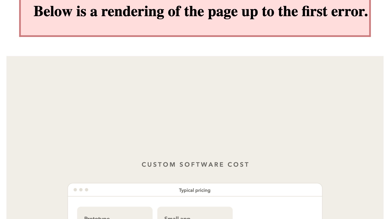 How much does custom software and web app development cost?